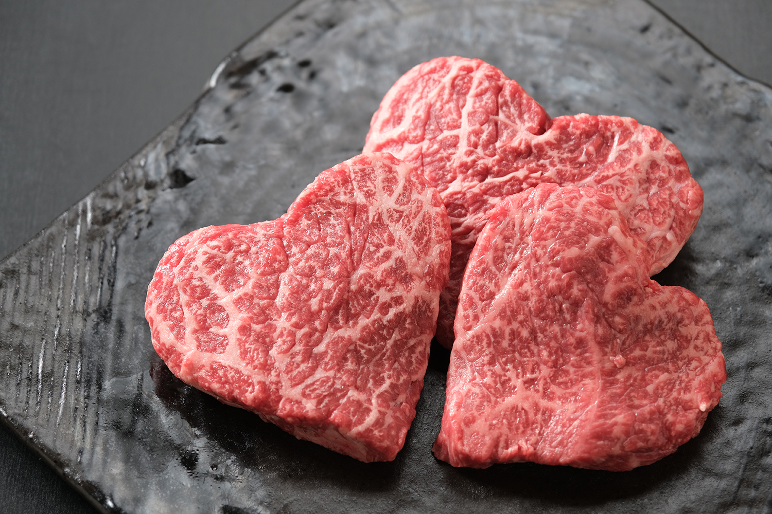 ［送料無料］特選黒毛和牛ハートステーキ　150g　4枚